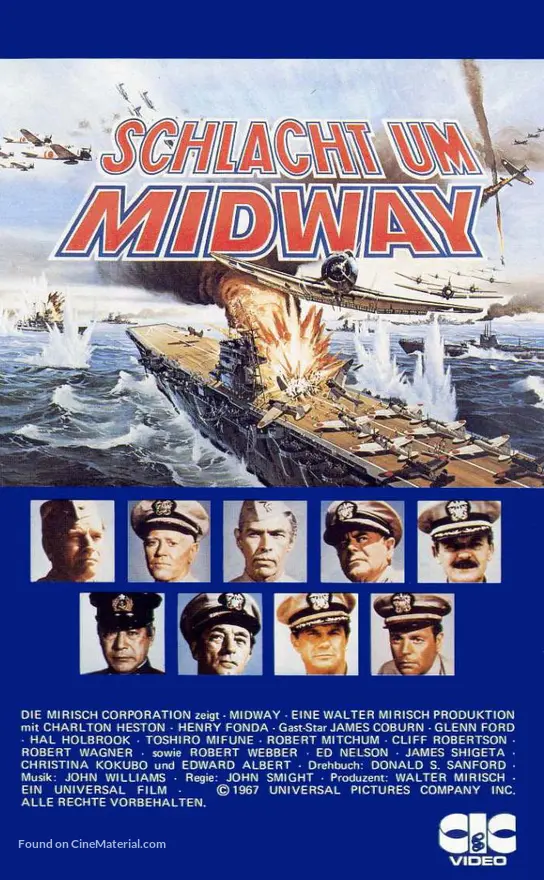 Midway - German VHS movie cover