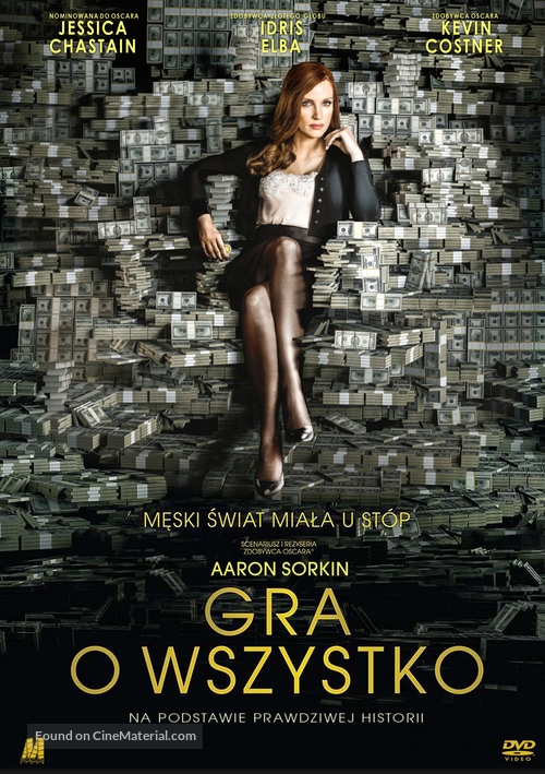 Molly&#039;s Game - Polish Movie Cover