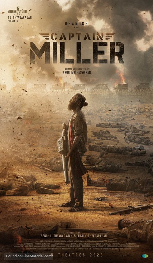 Captain Miller - Indian Movie Poster