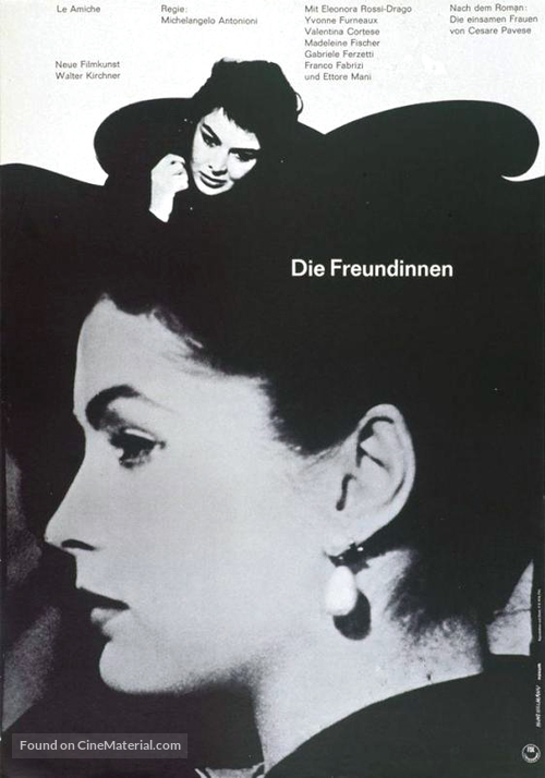 Le amiche - German Movie Poster