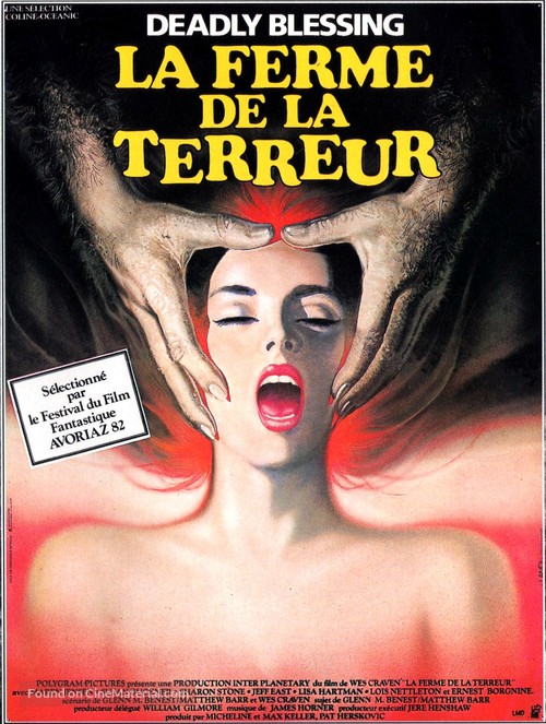 Deadly Blessing - French Movie Poster