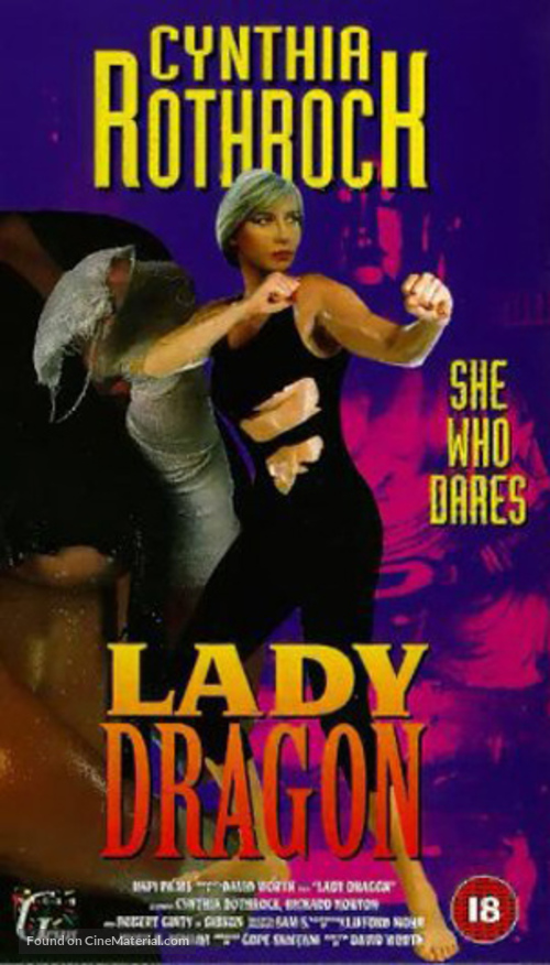 Lady Dragon - British VHS movie cover