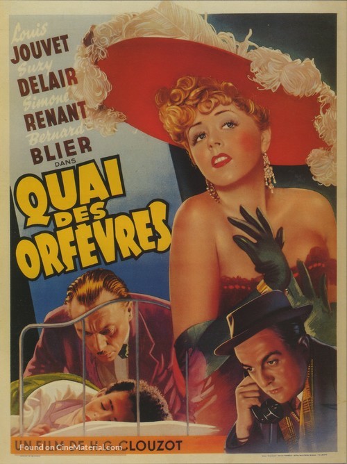 Quai des Orf&egrave;vres - Belgian Movie Poster