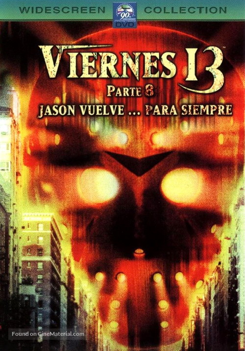 Friday the 13th Part VIII: Jason Takes Manhattan - Spanish Movie Cover