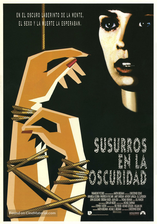 Whispers in the Dark - Spanish Movie Poster