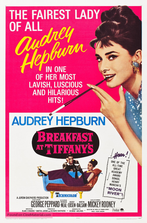 Breakfast at Tiffany&#039;s - Re-release movie poster