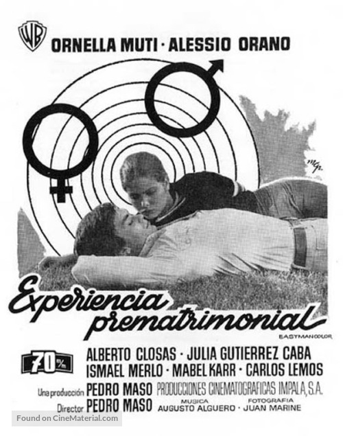 Experiencia prematrimonial - Spanish poster