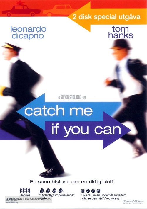 Catch Me If You Can - Swedish Movie Cover