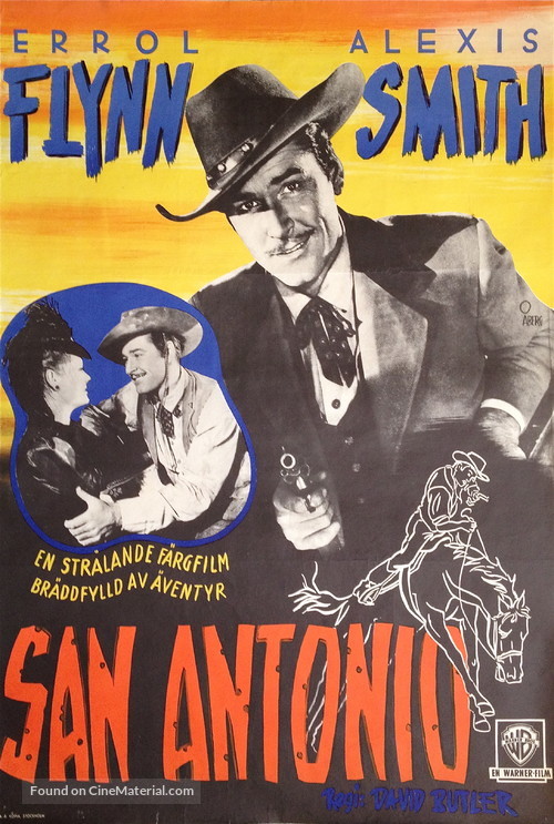 San Antonio - Swedish Movie Poster