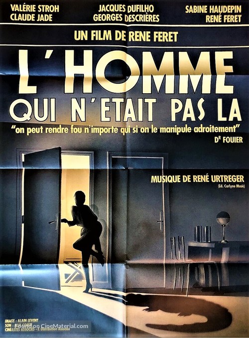 L&#039;homme qui n&#039;&eacute;tait pas l&agrave; - French Movie Poster