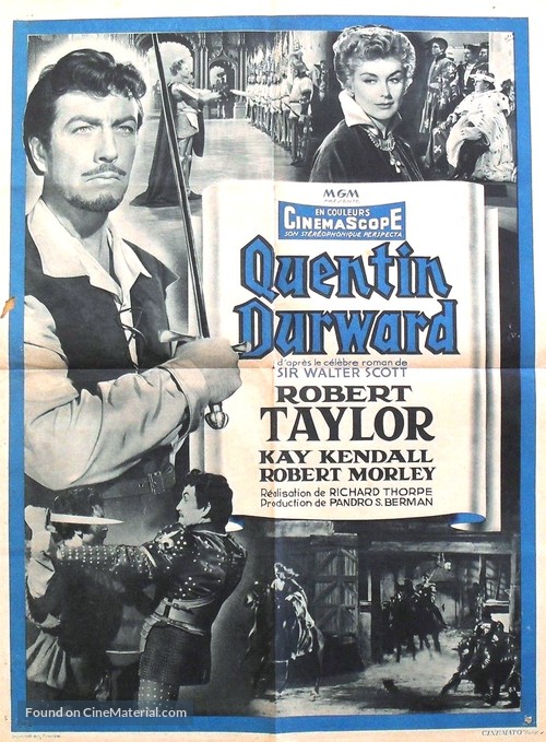 The Adventures of Quentin Durward - French Movie Poster