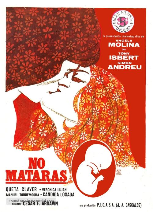 No matar&aacute;s - Spanish Movie Poster
