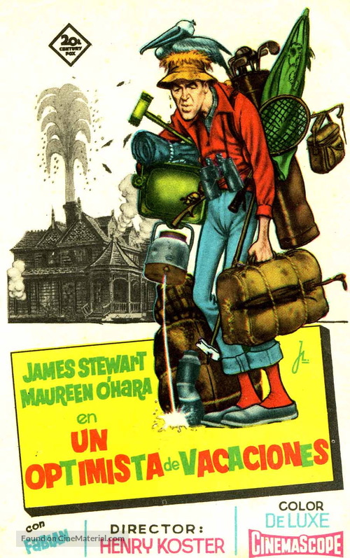 Mr. Hobbs Takes a Vacation - Spanish Movie Poster