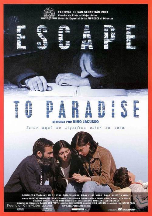 Escape to Paradise - Spanish Movie Poster