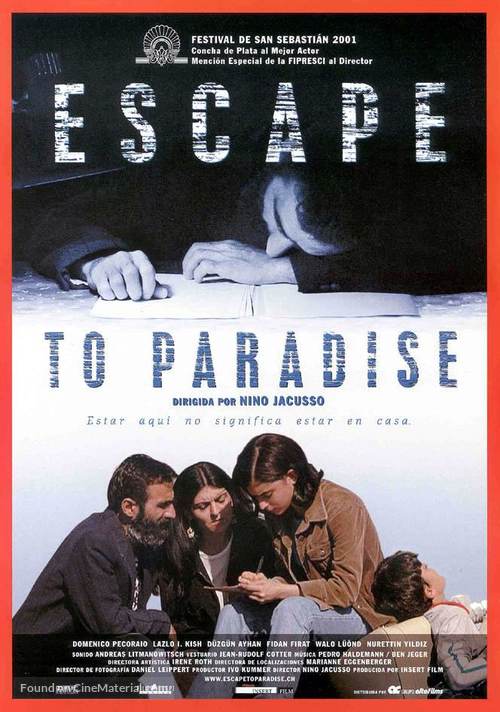 Escape to Paradise - Spanish Movie Poster