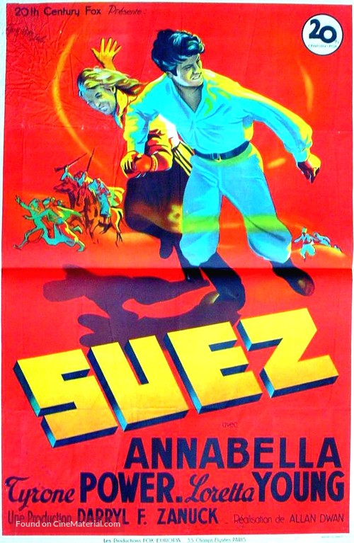 Suez - French Movie Poster