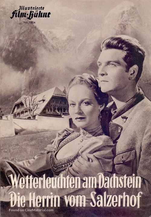 Wetterleuchten am Dachstein - German poster