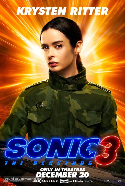 Sonic the Hedgehog 3 - Movie Poster