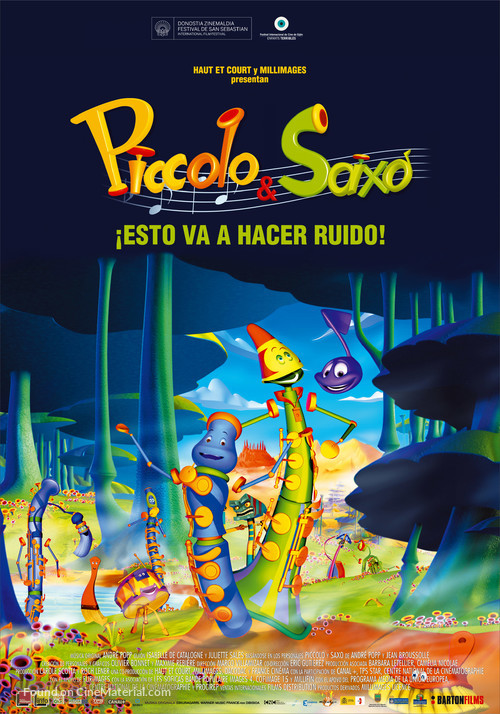 Piccolo, Saxo et compagnie - Spanish Movie Poster