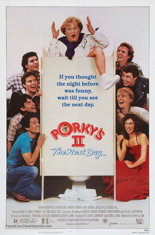 Porky&#039;s II: The Next Day - Theatrical movie poster