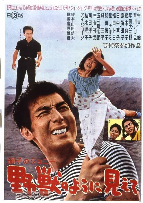 Garasu no Jon&icirc;: Yaj&ucirc; no y&ocirc; ni miete - Japanese Movie Poster