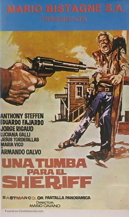 Una bara per lo sceriffo - Spanish VHS movie cover