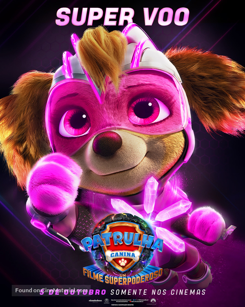 PAW Patrol: The Mighty Movie - Brazilian Movie Poster