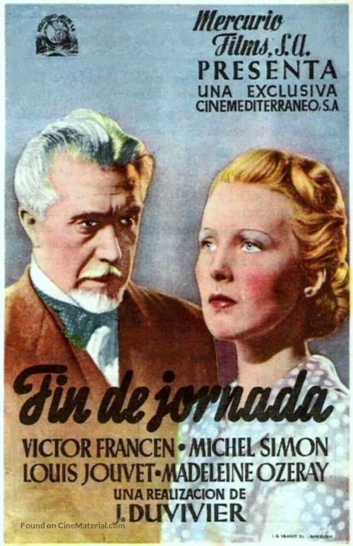 La fin du jour - Spanish Movie Poster