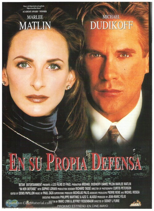 In Her Defense - Spanish Movie Poster
