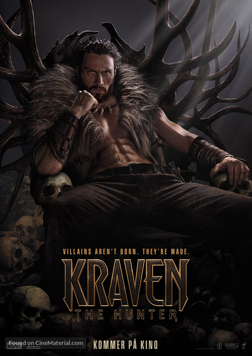 Kraven the Hunter - Norwegian Movie Poster