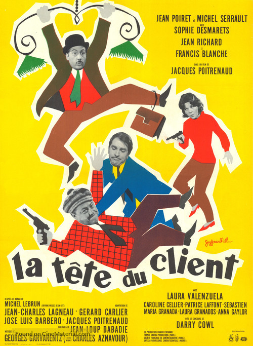 La t&ecirc;te du client - French Movie Poster