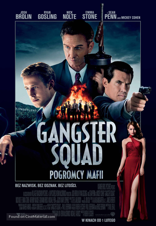 Gangster Squad - Polish Movie Poster