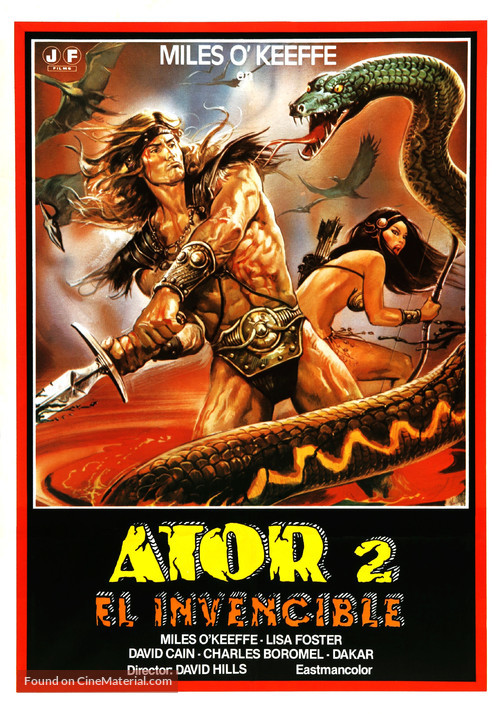 Ator 2 - L&#039;invincibile Orion - Spanish Movie Poster