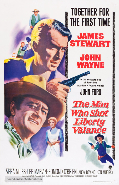 The Man Who Shot Liberty Valance - Movie Poster
