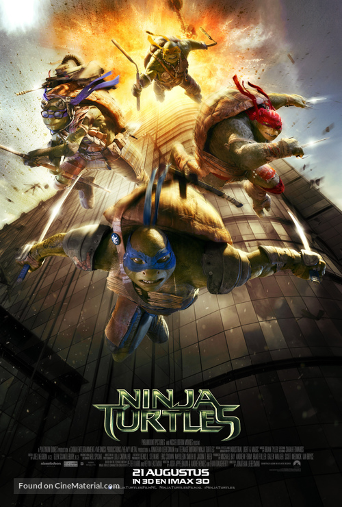 Teenage Mutant Ninja Turtles - Dutch Movie Poster