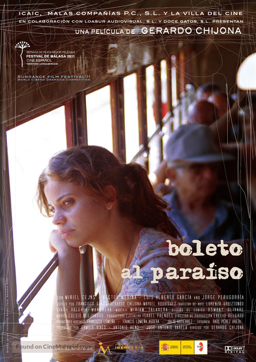 Boleto al paraiso - Spanish Movie Poster