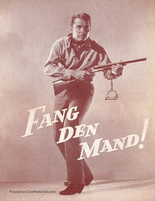 Hell Bent for Leather - Danish poster