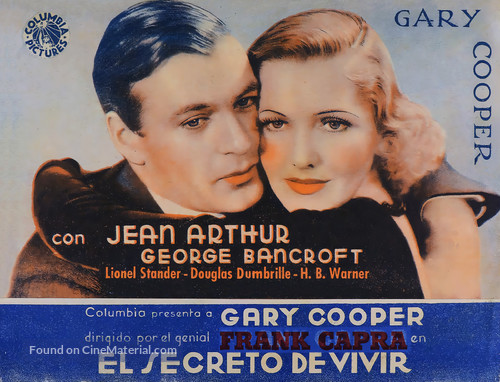 Mr. Deeds Goes to Town - Spanish Movie Poster