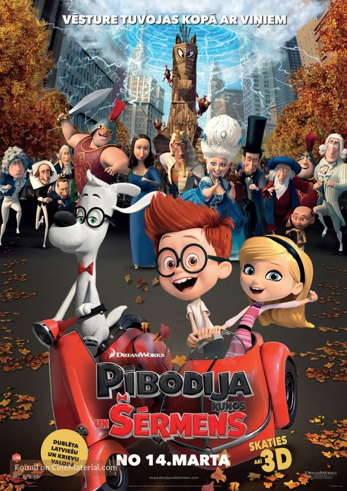 Mr. Peabody &amp; Sherman - Latvian Movie Poster