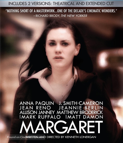 Margaret - Blu-Ray movie cover