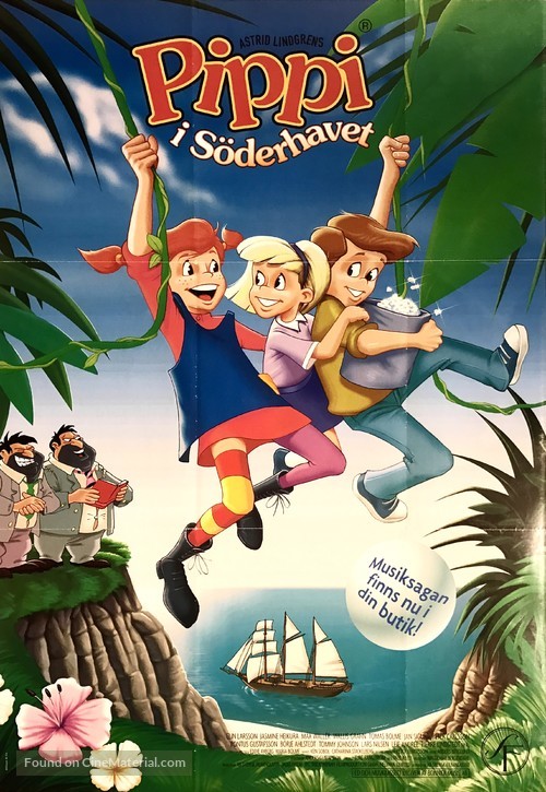 Pippi i S&ouml;derhavet - Swedish Movie Poster