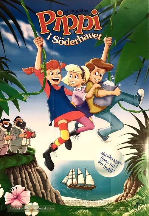 Pippi i S&ouml;derhavet - Swedish Movie Poster