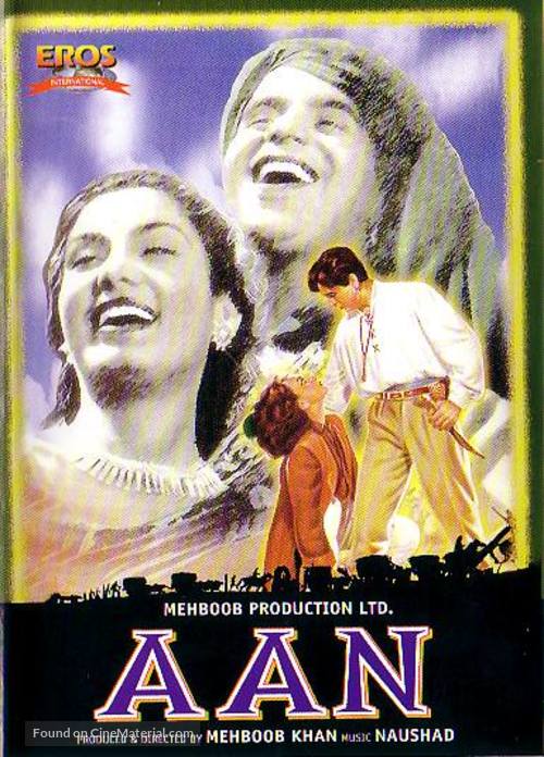 Aan - Indian DVD movie cover