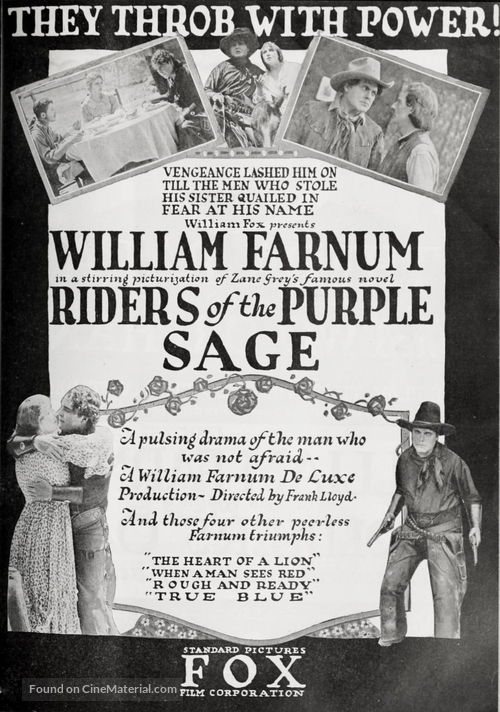 Riders of the Purple Sage - Movie Poster