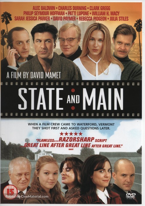 State and Main - British DVD movie cover