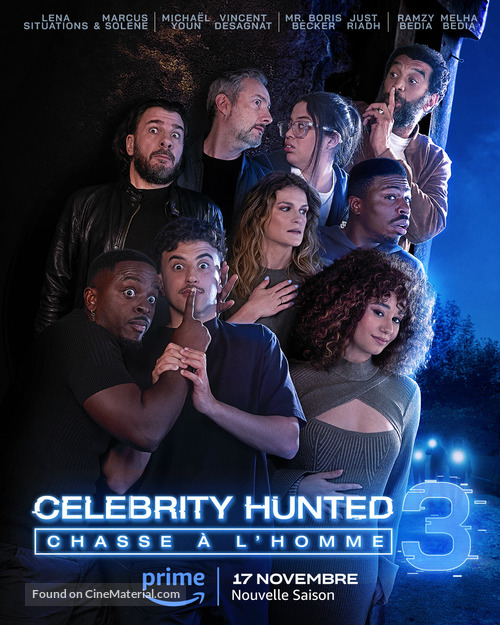 &quot;Celebrity Hunted: Chasse &agrave; l&#039;homme&quot; - French Movie Poster