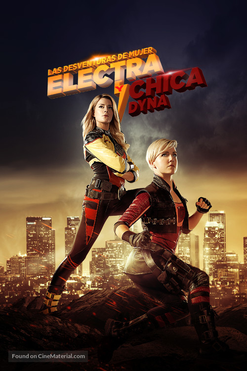 Electra Woman and Dyna Girl - Mexican Movie Cover