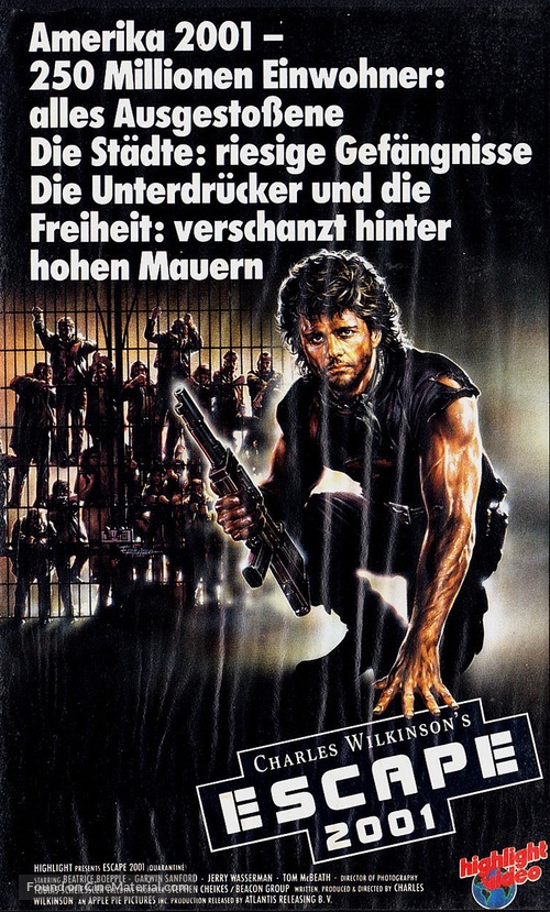 Quarantine - German VHS movie cover