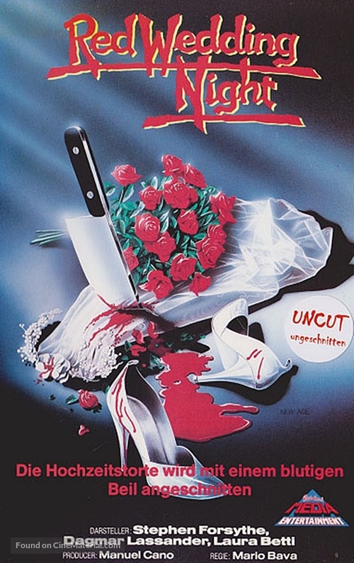 Rosso segno della follia, Il - German VHS movie cover