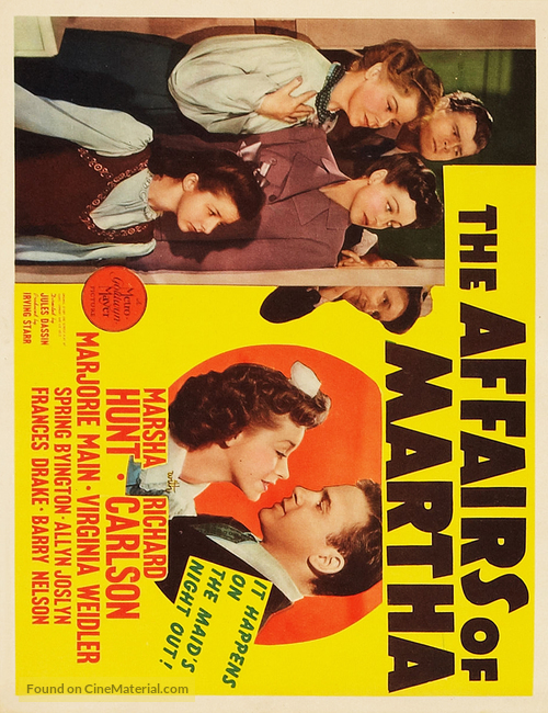 The Affairs of Martha - Movie Poster